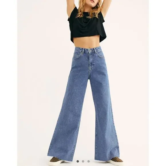 The Ragged Priest Trip Skater Jeans in Medium Wash Size 26 - Picture 3 of 8